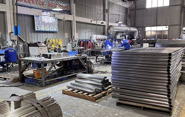 喜师傅不锈钢护栏车间