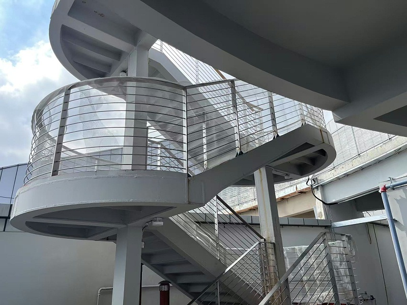 穿线管拉丝不锈钢护栏